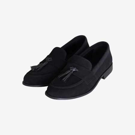 Loafers Suede Black